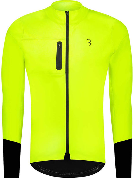 Bbb Cycling Coldguard Fahrradjacke – Winterjacke – winddicht und wasserabweisend – Rennradbekleidung – Neongelb – Größe M – bbw-456 m