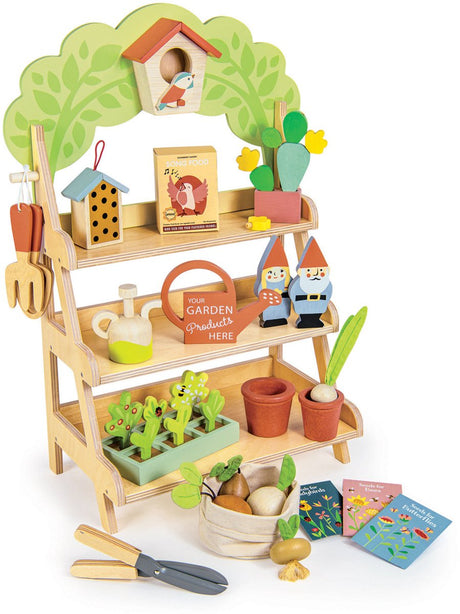 Tender leaf speelgoed tuincentrum - educatief houten speelgoed voor kinderen.