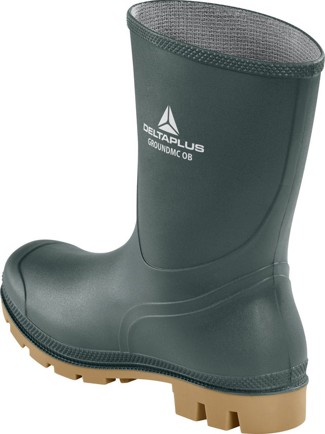Deltaplus Wadenarbeitsstiefel Ground MC Green 38 – PVC
