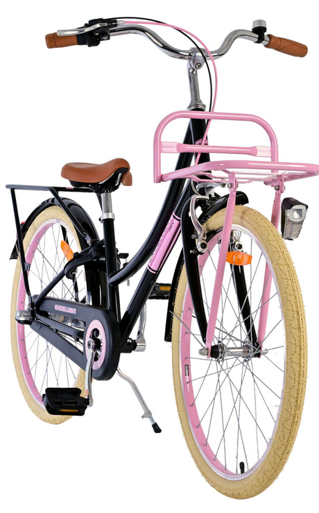 Volare Excellent Kinderfahrrad – Mädchen – 24 Zoll – Schwarz – 3 Gänge