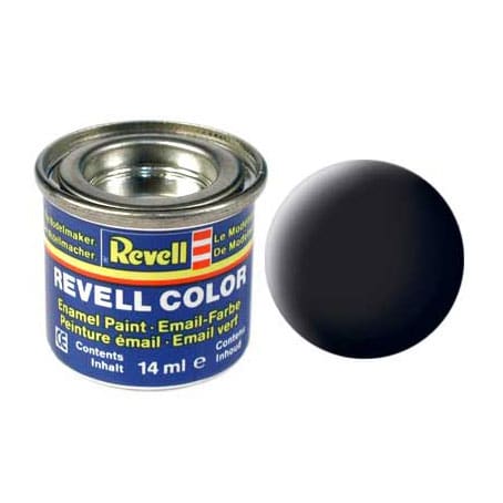 Revell E -Mail -Farbe # 08 Black, Mat