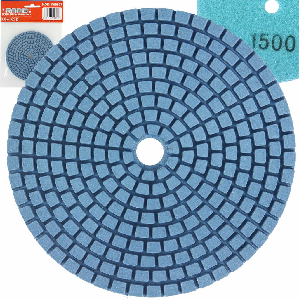 Diamant schuurschijf 100mm p1500 mar-pol %%