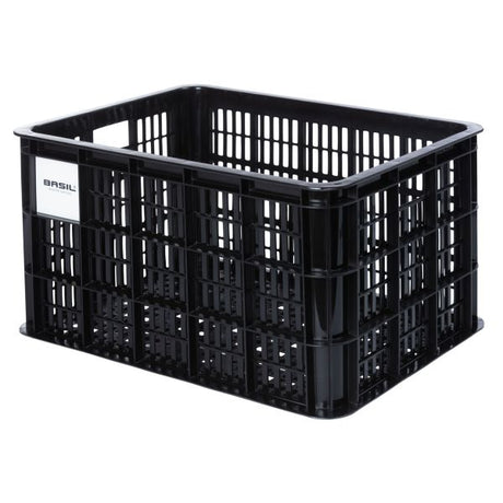 Basil recycelte Fahrradkiste m 29,5 Liter mik 33 x 44 x 27 cm – Schwarz