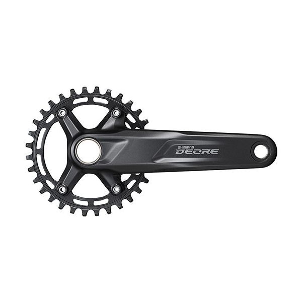 Shimano Kurbelgarnitur Deore FC-M5100-1 10 11-Gang – 30 Zähne – 170 mm – Schwarz