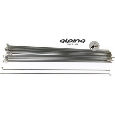 Alpina Speichen 276-13 Raggi ø2,00 mm fg 2,3 – Zink (144 Stück)