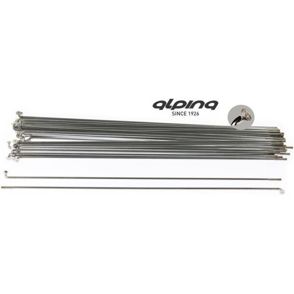 Alpina Speichen 276-13 Raggi ø2,00 mm fg 2,3 – Zink (144 Stück)