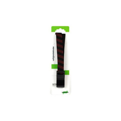 Widek b.v. Widek Sicherheitsgurt SUV Stahlhaken 54cm schwarz leuchtend rot