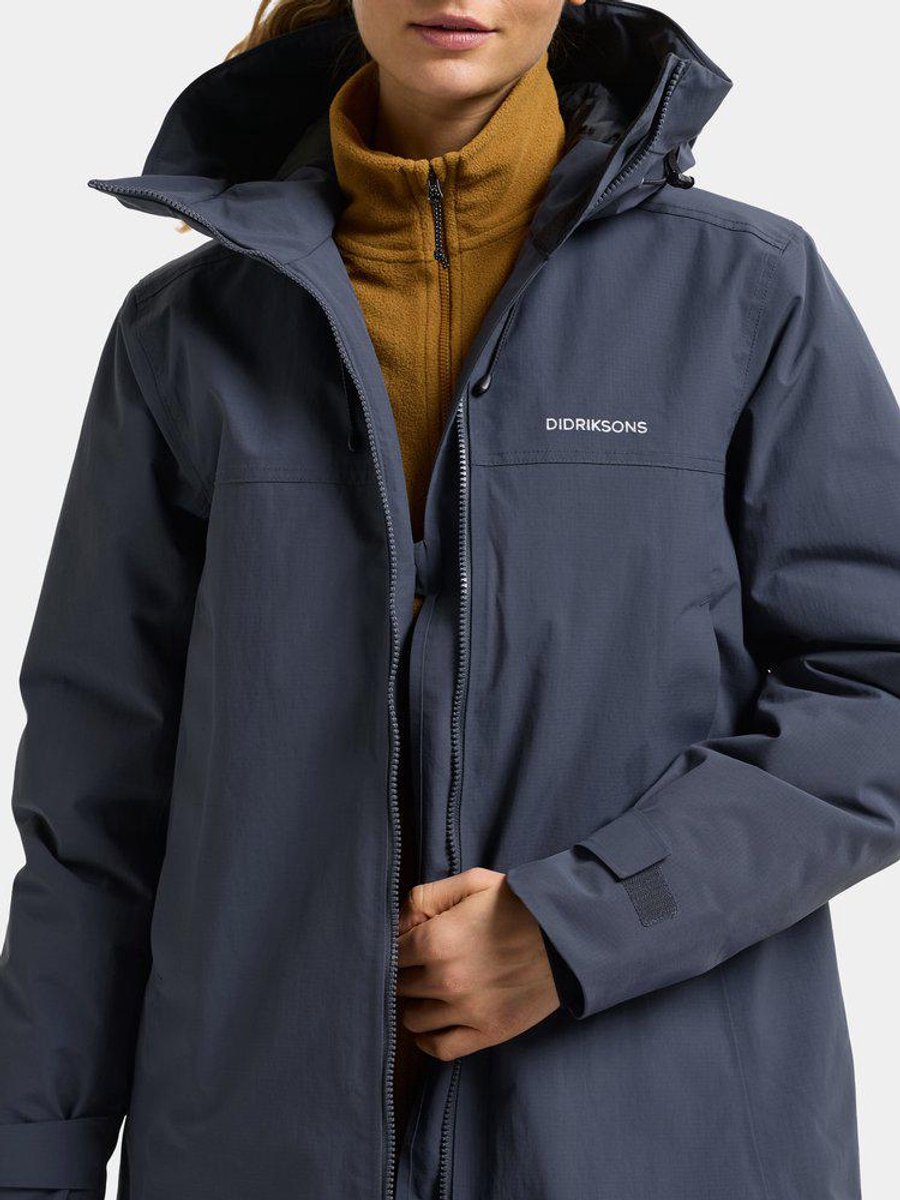 Didriksons eris wns parka dames outdoorjas - sleepy blue