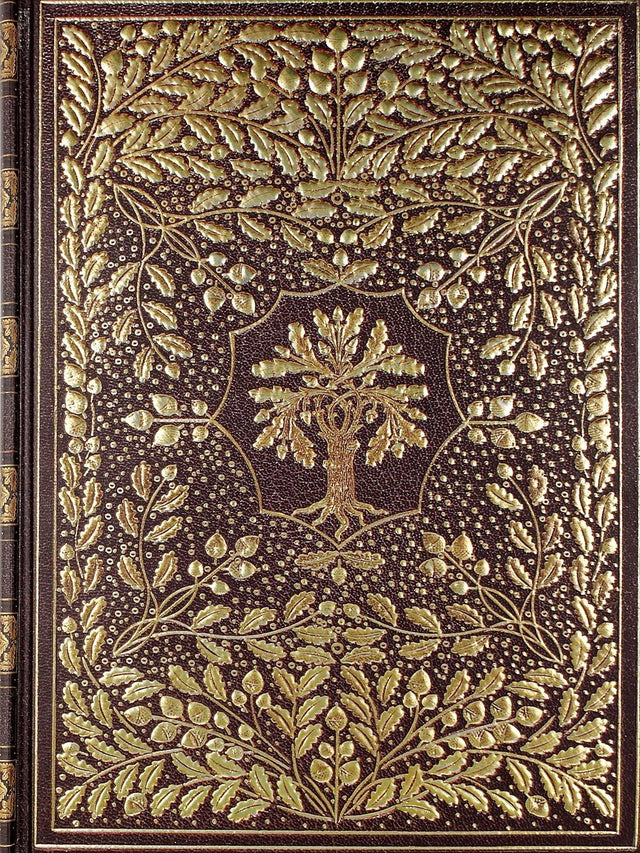Peter pauper bookbound notitieboek - gilded tree of life - 16x21 cm