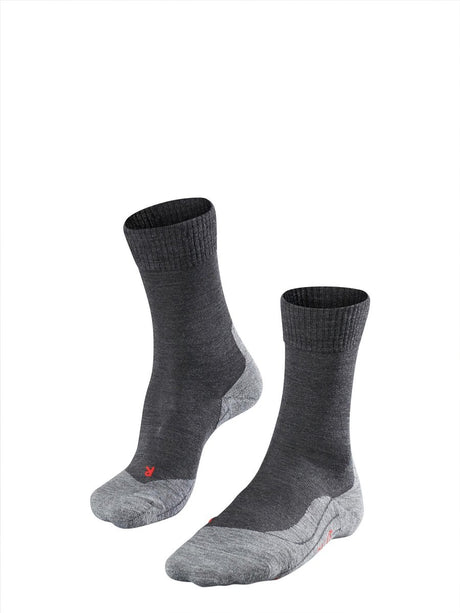 Falke TK5 Anti-Blister Wandersocken aus dünnem Woll-Funktionsmaterial Herren grau - Größe 44-45