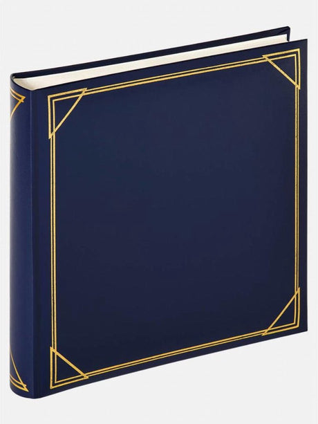 Walther MX-200-L Standard - klassisches Album - Format 30 x 30 cm - 100 weiße Seiten - blau