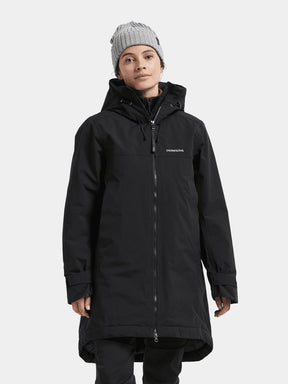 Didriksons eris wns parka dames outdoorjas - black