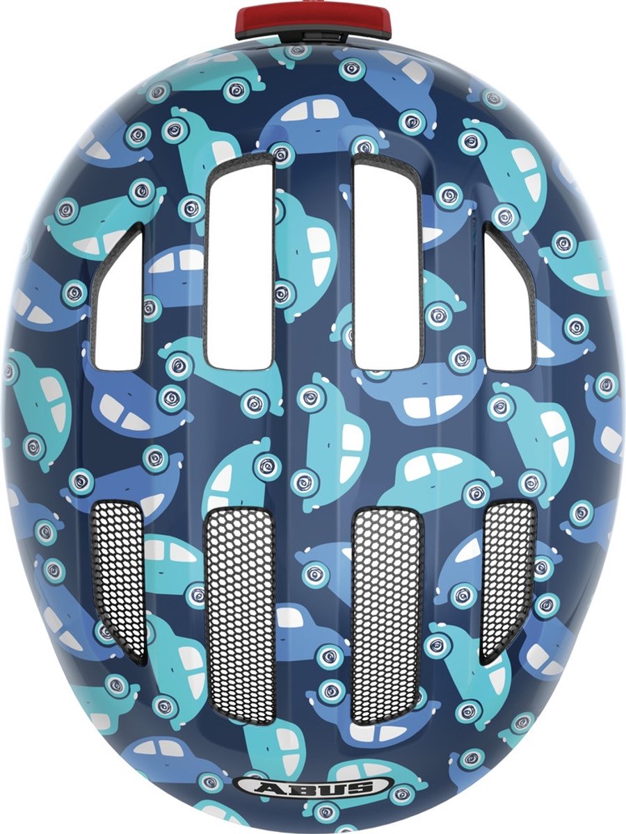 Abus Helm Smiley 3.0 LED Blue Car M 50-55 cm