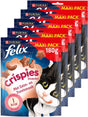 Felix Crispies Maxipack - Katzensnack - Katzensnacks - Lachsforelle - 5 x 180g