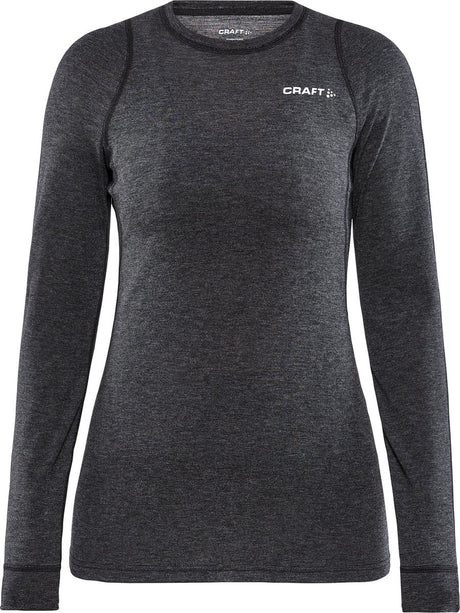 Craft – Core Wool Merino LS Tee – Thermoshirt – Damen – Schwarz – M