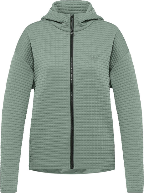 Jack Wolfskin Mogari Hooded FZ W Damen Outdoorjacke – Green Zinnia