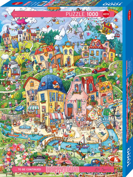 Heye Puzzle Puzzle Guten Morgen, Happytown 1000 *Lieferzeit unbekannt*.
