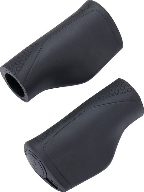 Bbb Cycling ergonomische Fahrradgriffe Mamba – Fahrradgriffe E-Bike Citybike – geeignet für Drehversteller – 92 mm + 92 mm – schwarz – bhg-102