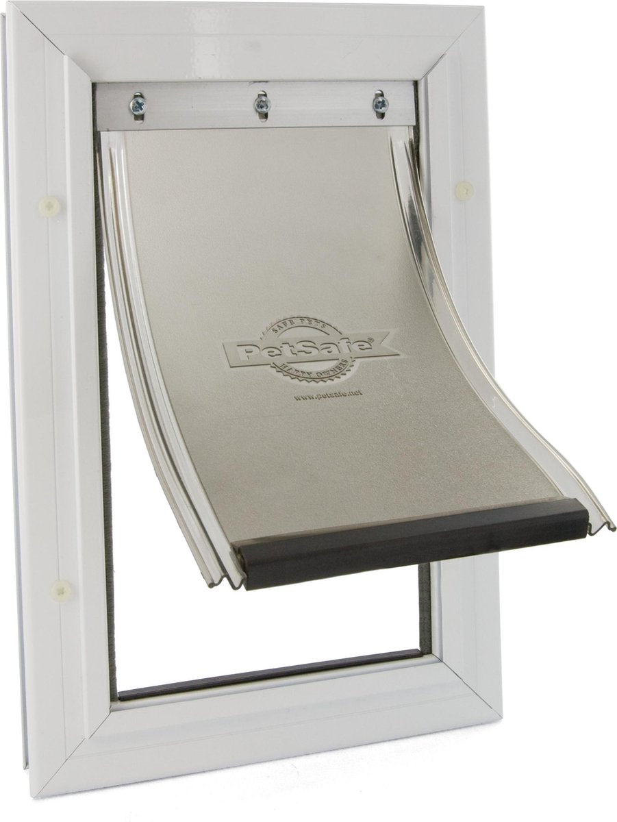 Petsafe 600 Katzenklappe Aluminium – Weiß