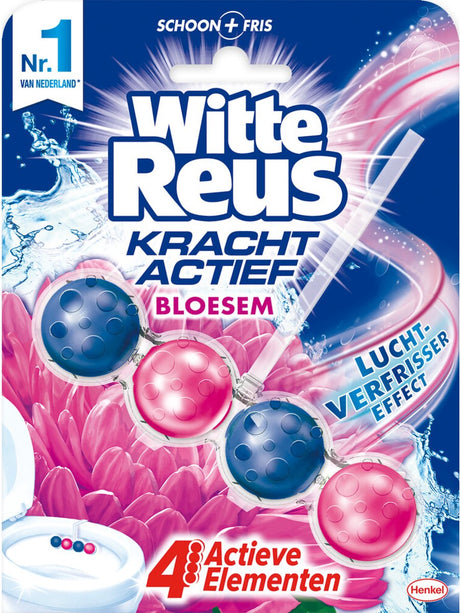 Weißer Riesen-Toilettenblock Power Active Blossom
