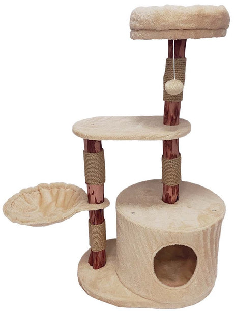 Duvo plus Entspannung! Kratzbaum Nuno 60x40x100cm beige