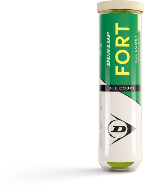 Dunlop fort 4 all court tennisballen - geel - 2 x 4 stuks