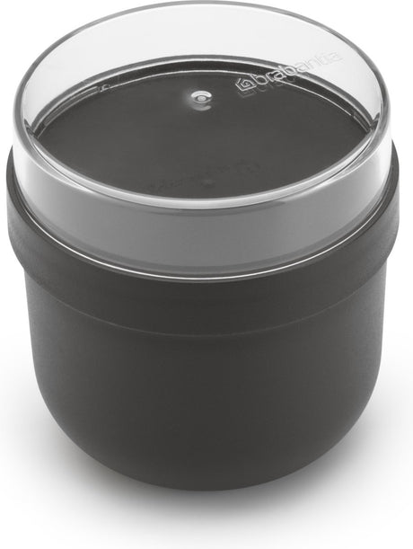 Brabantia Joghurtbecher zum Mitnehmen 0,5l dunkelgrau | 2 Stk