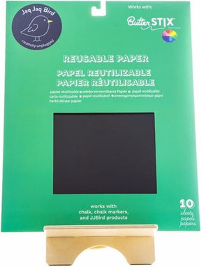 Jaq jaq bird tekenpapier 25,4 x 30,4 cm karton zwart 14-delig