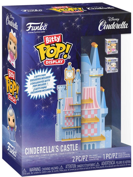 Funko Disney Bitty Pop! Display mit 2 Vinylfiguren, Aschenputtels Schlosspuppe! Figur - 2cm