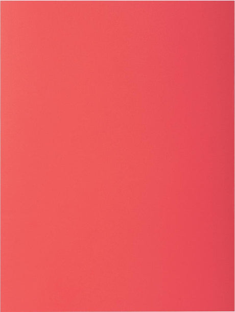 Exacompta Rock''s 80 – Packung mit 100 Einsteckmappen 22 x 31 cm für A4 – rot – 800012e