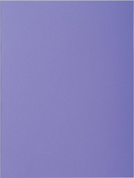 Exacompta rock''s 80 - pak van 100 inlegmappen 22x31cm voor a4 - paars - 800008e