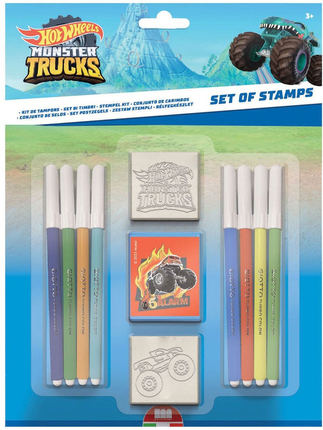 Hot Wheels Stempelset Kreativspielzeug 11-teilig für Kinder.