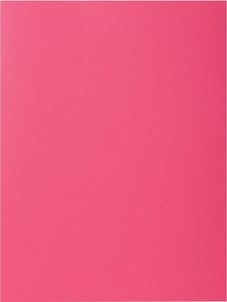 Exacompta Rock''s 80 – Packung mit 100 Einsteckmappen 22 x 31 cm für A4 – Himbeere – 800016e