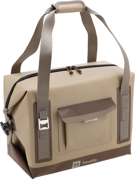 Travellife freja koeltas 26l beige - uv- en waterdichte stof - houdt 6 uur lang koel - compact opvouwbaar