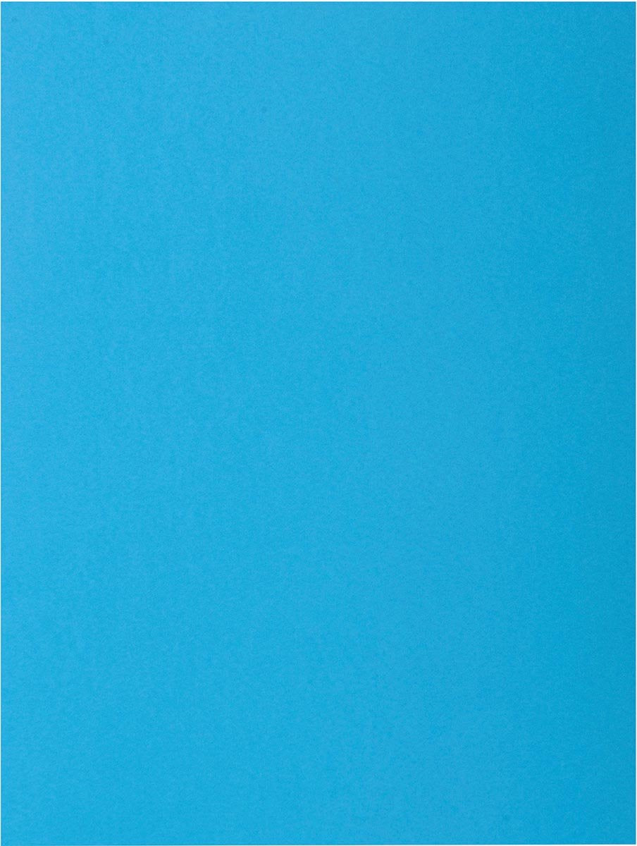 Exacompta Rock''s 80 – Packung mit 100 Einsteckmappen 22 x 31 cm für A4 – blau – 800019e