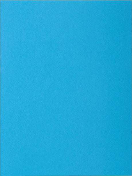 Exacompta Rock''s 80 – Packung mit 100 Einsteckmappen 22 x 31 cm für A4 – blau – 800019e