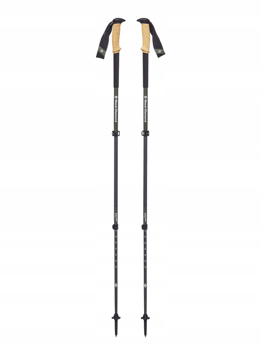 Black diamond alpine carbon kurk trekkingstokken - tundra