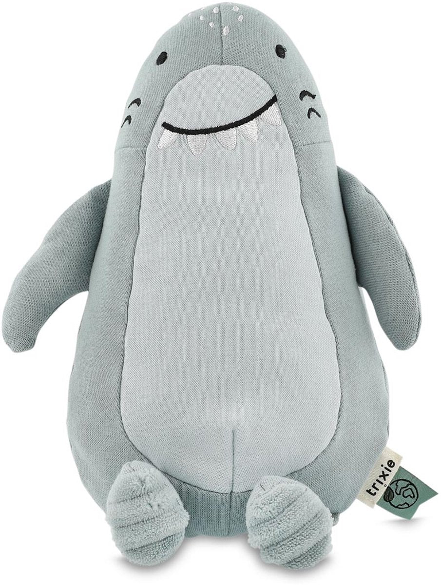 Trixie Kuscheltier Mr. Hai - 0m+ - schön als Geburtsgeschenk - recycelter Stoff