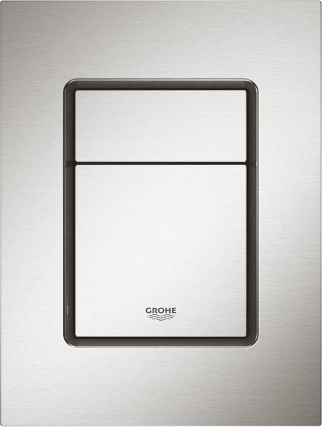 Grohe Skate S Cosmopolitan Bedienfeld-WC – Doppelspülung – Supersteel (Edelstahl)