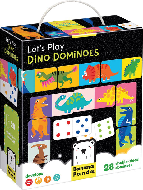Banana Panda, lass uns Dino Domino 2+ spielen