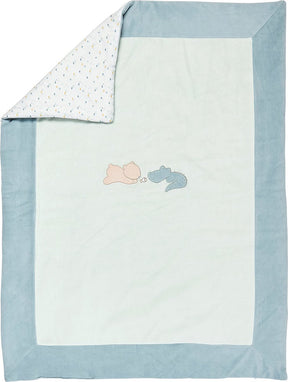 Nattou Babydecke 135 x 100 cm – Romeo, Jules und Sally – marmorgrün