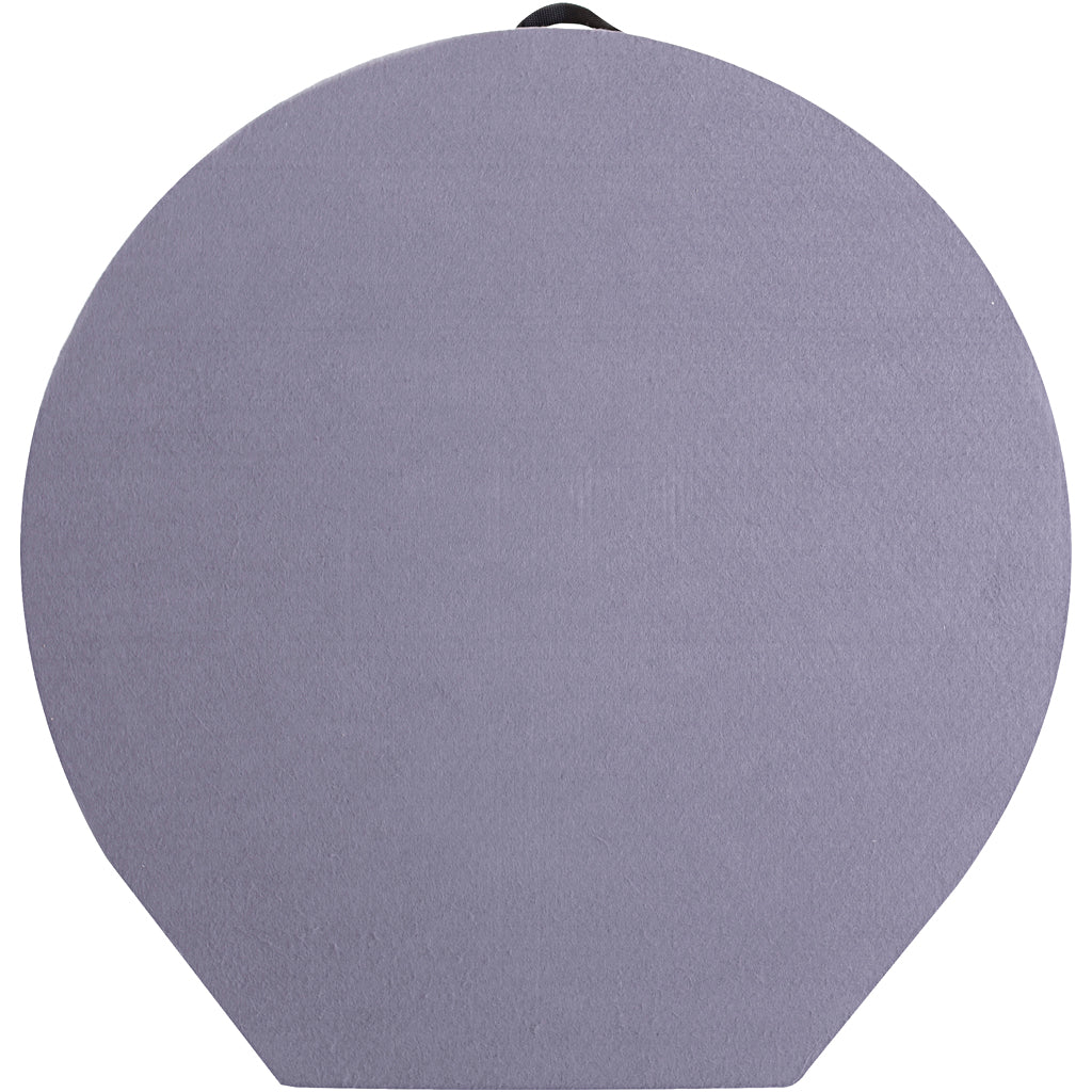 Flano-Teller, L: 73 cm, grau, 1 Stück