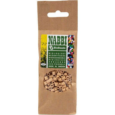 Creativ Company Nabbi Biobeads 5x5mm Creme - 1000Stk.