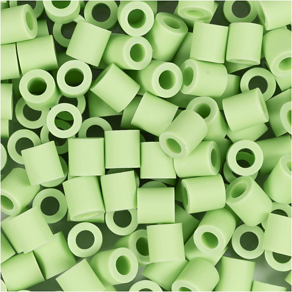 Creativ Company Nabbi Biobeads 5x5mm pastellgrün - 1000Stk.