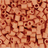 Nabbi-Bioperlen von , Größe 5x5 mm, Lochgröße 2,5 mm, mittel, orange, 1000 Stück 1 Box