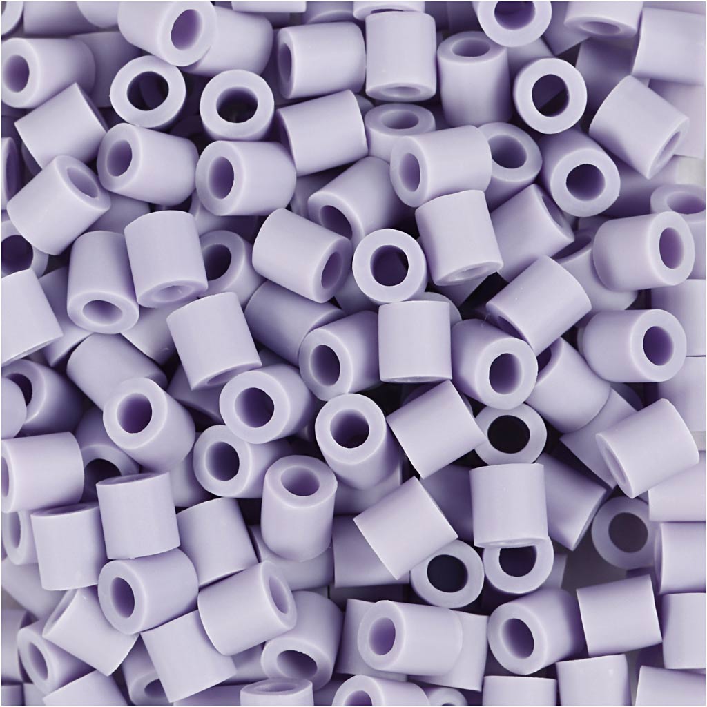 Nabbi-Bioperlen von , Größe 5x5 mm, Lochgröße 2,5 mm, mittel, lila, 1000 Stück 1 Box