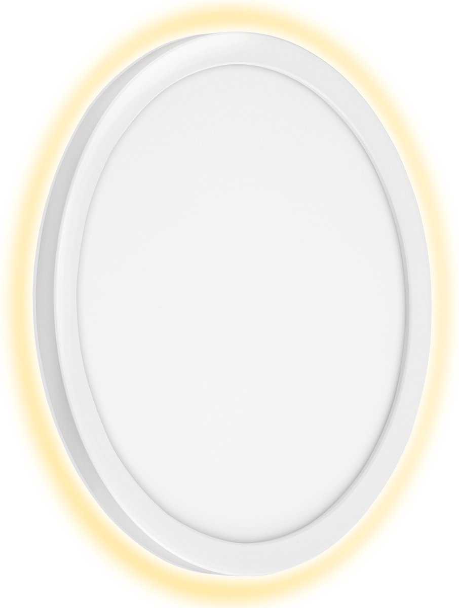 Telefunken - nizza - LED-Wandleuchte für den Außenbereich, IP44, 4000 K, 15 W, ø28 cm, weiß