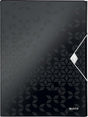 Leitz Wow Dokumentenmappe A4 PP schwarz