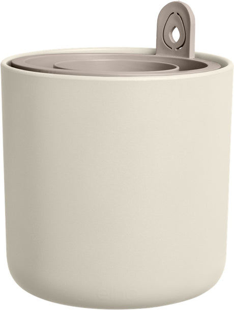 Elho amazing avocado pot 12 - kweekpot voor binnen - 100% gerecycled plastic - ø 12 x h 12.1 cm - linen white