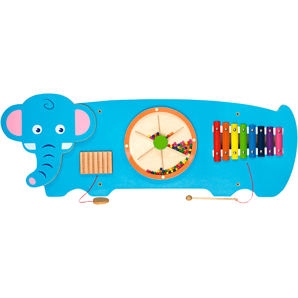 Vigatoys https: www.cchobby.nl viga-wooden-activity-board-with-elephant-size-91x32x4-6-cm-1-piece